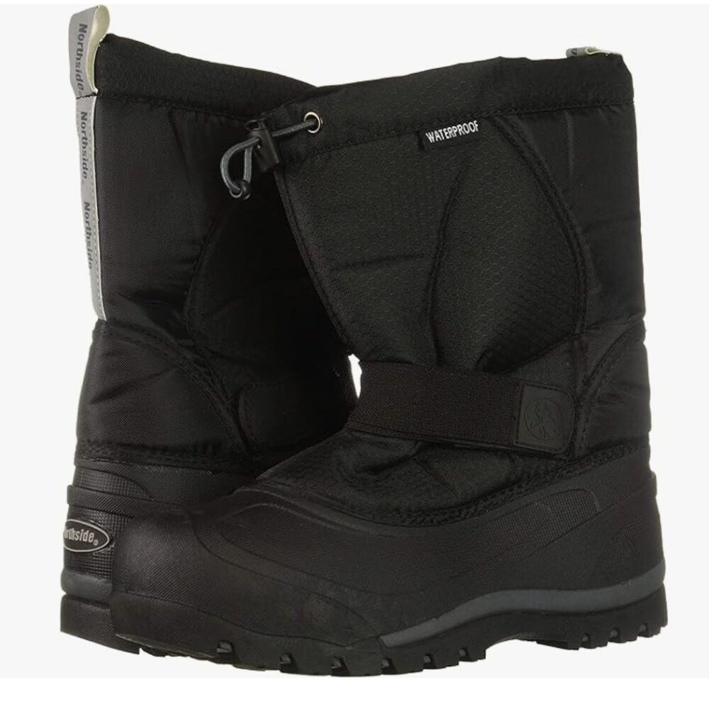 Northside Kids' Zephyr Snow Boot, Onyx, Size 5T, Little Kid